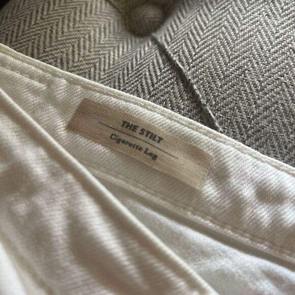 AG Adriano Goldschmied The Stilt Cigarette Leg Distressed Jeans 26R - Picture 9 of 10